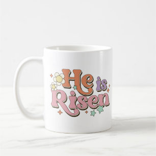 Caneca De Café Ele Está Risen