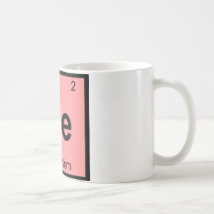 Caneca De Café Ele - Filosofia Hedonismo Símbolo Química