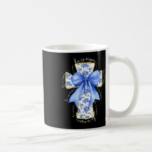Caneca De Café Ele Ressuscitou Cruz Cristã Jesus Versículo Bíblic