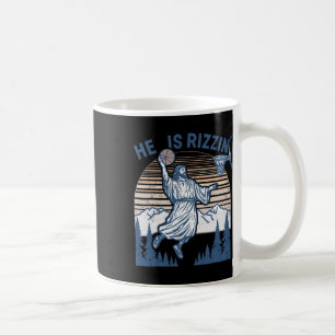 Caneca De Café Ele Ressuscitou Funny Páscoa Jesus Brincando Sketl
