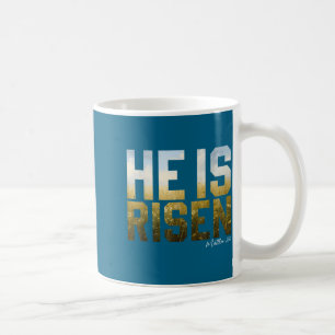 Caneca De Café Ele ressuscitou páscoa jesus bíblia versículo cris