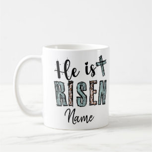 Caneca de Café Ele Ressuscitou Religioso