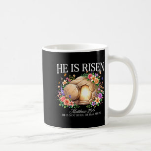 Caneca De Café Ele ressuscitou religioso cristão páscoa jesus par