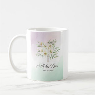 Caneca De Café "Ele tem risen", Páscoa cristã Mug