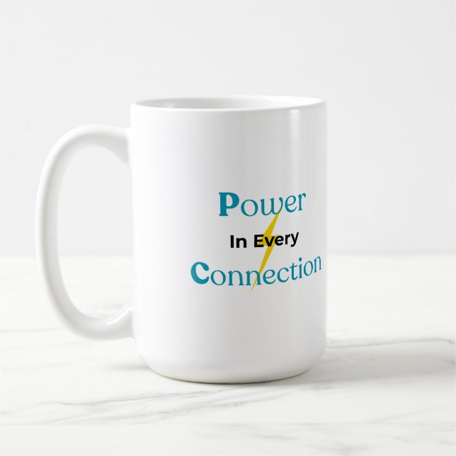 Caneca De Café Electric Power Connection Design – (Esquerda)