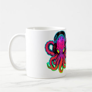 Caneca De Café Electronic Music Summer Festival Trippy Octopus Ed