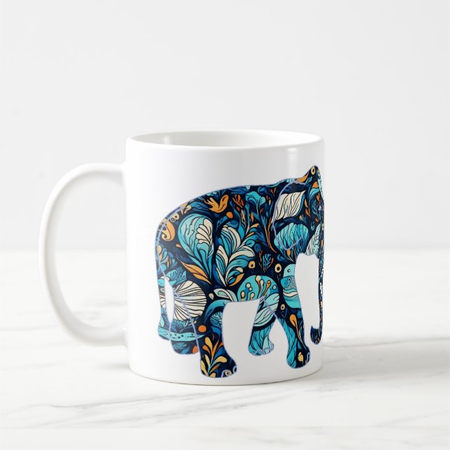 Caneca De Café Elefante (Esquerda)
