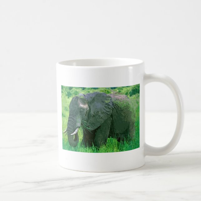Caneca De Café Elefante (Direita)