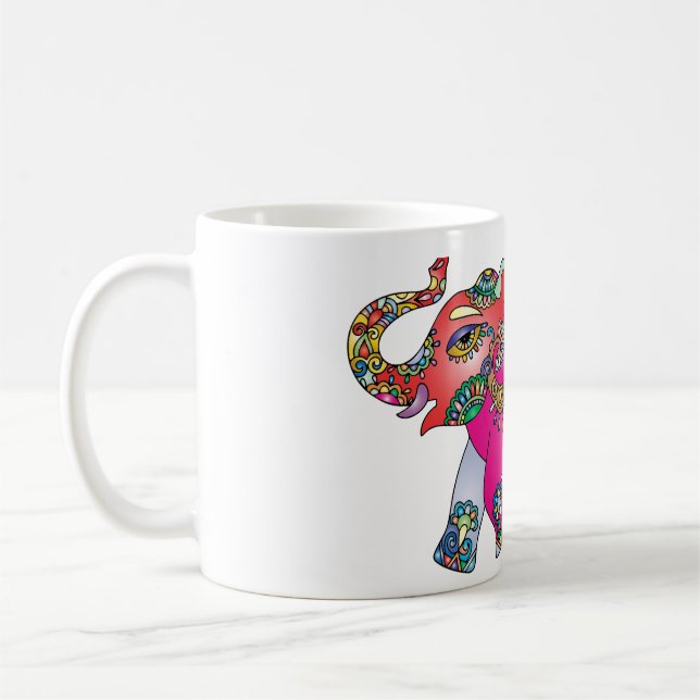 Caneca De Café Elefante (Esquerda)