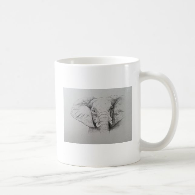 Caneca De Café Elefante 2011 (Direita)