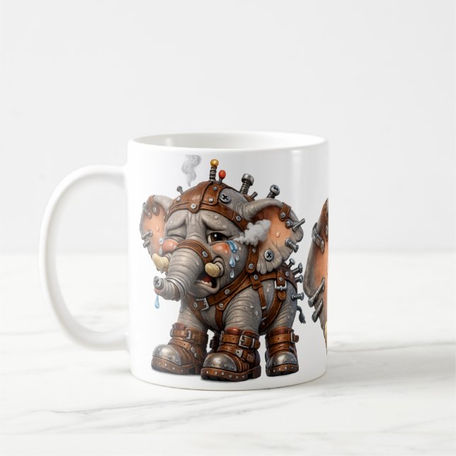 Caneca De Café Elefante Chuck (Esquerda)