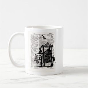 Caneca De Café Elefante com a arte do dicionário de Howdah