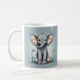 Caneca De Café Elefante cômico