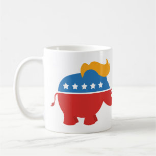 Caneca De Café Elefante do GOP do trunfo