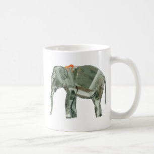 Caneca De Café Elefante e macaco