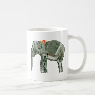 Caneca De Café Elefante e macaco