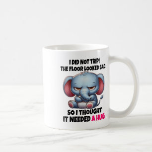 Caneca De Café Elefante, Eu Não Viajei O Chão Parecia Triste, Ent