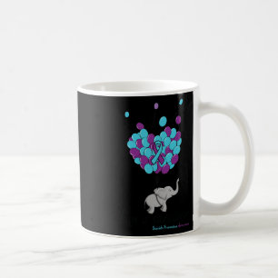 Caneca De Café Elefante Eu sou um Sobrevivente Suicídio Cardíaco