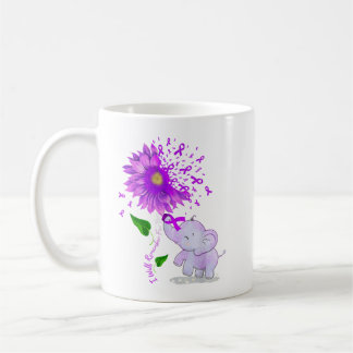 Caneca De Café Elefante, Lembrarei De Você, Sunflower Alzheim