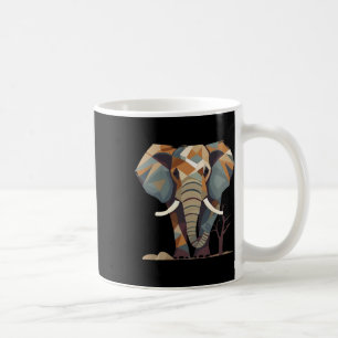 Caneca De Café Elefante: Na moda artística dos fãs elefantes salv