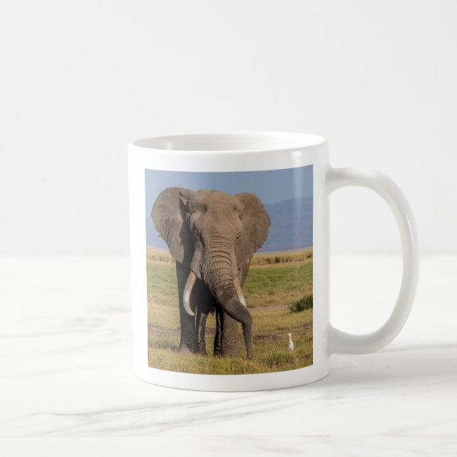 Caneca De Café Elefante Procurando (Direita)