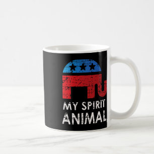 Caneca De Café Elefante Republicano