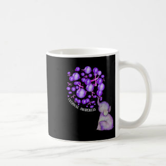 Caneca De Café Elefante Soprando Roxo-Roxo Sobredosagem