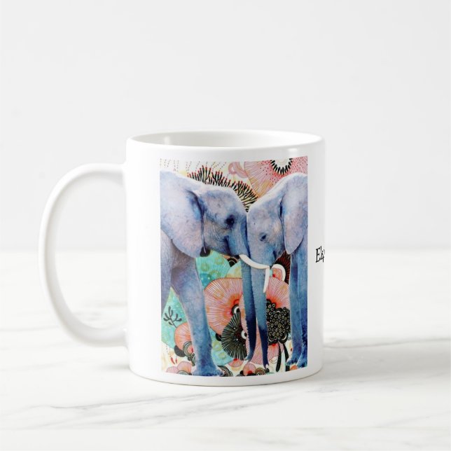 Caneca De Café Elefante você (Esquerda)