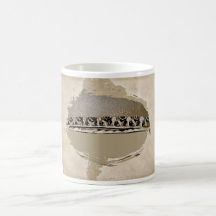 Caneca De Café Elefantes brancos dos trabalhos em equipe