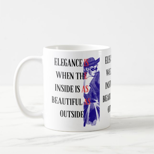 Caneca De Café Elegance Women Mug (Esquerda)
