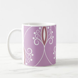 Caneca De Café Elegância de rotação: geometria da vinheta