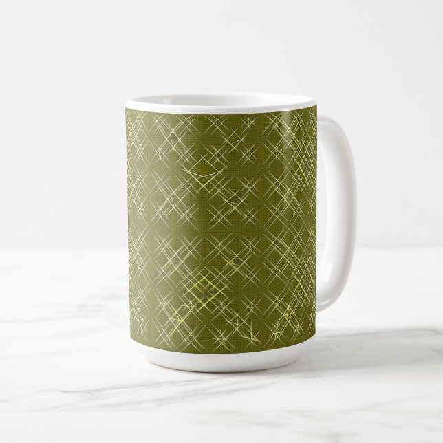 Caneca De Café Elegância em Xis (Frente Esquerda)