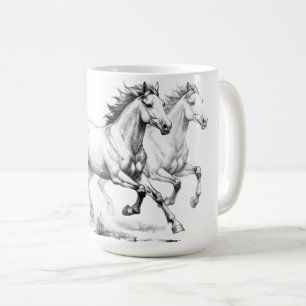 Caneca De Café Elegância Equina