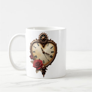 Caneca De Café Elegância Eterna – Coração Mecânico
