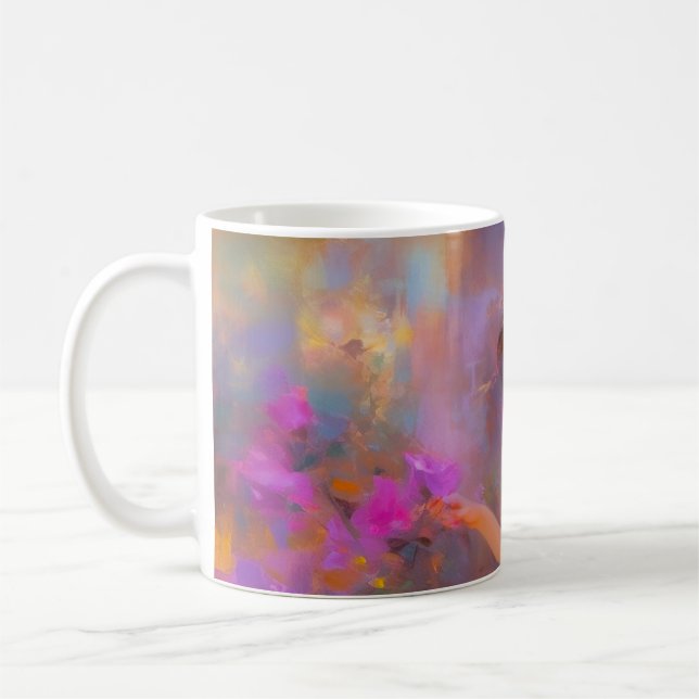 Caneca De Café Elegância Sensual (Esquerda)