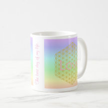elegant and modern flower of life love