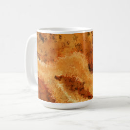 Caneca De Café Elegant Burled Wood