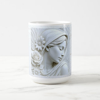 Caneca De Café Elegant Floral Goddess