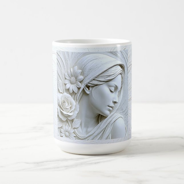 Caneca De Café Elegant Floral Goddess (Centro)