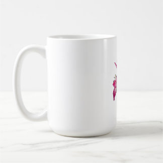 Caneca De Café Elegant Floral Print Ceramic Mug