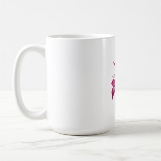Caneca De Café Elegant Floral Print Ceramic Mug (Esquerda)