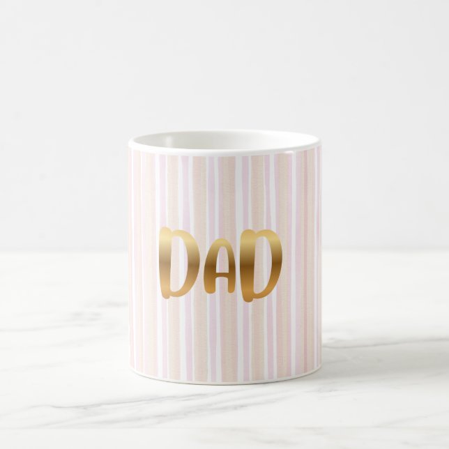 Caneca De Café Elegant Golden DAD Mug  (Centro)