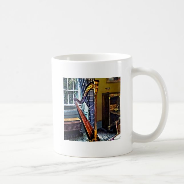 Caneca De Café Elegant Harp (Direita)