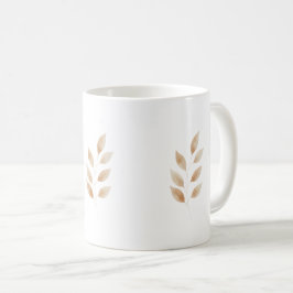 Caneca De Café Elegant Nature-Inspired Coffee Cup in Neutral