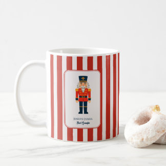 Caneca De Café Elegant Nutcracker on The Red Stripes