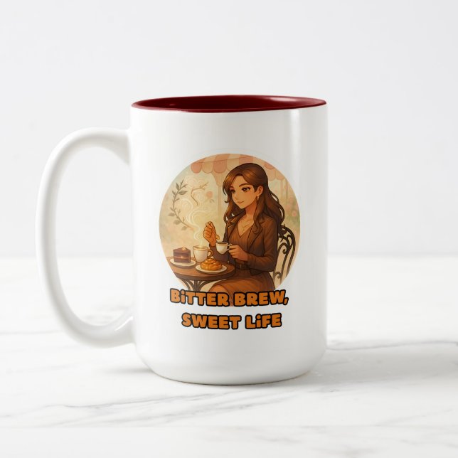 caneca de café elegante (Esquerda)