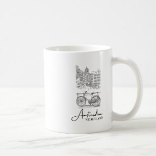 Caneca De Café Elegante Amsterdã Países Baixos Nederland Holanda