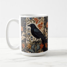 Elegante Black Raven William Morris Inspirou Flora