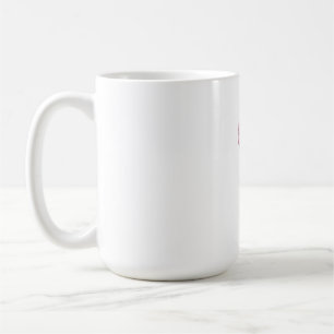 Caneca De Café Elegante Buquê de Flores Azuis, Rosas e Brancas
