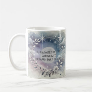 Caneca De Café Elegante Celestial Moon Mug